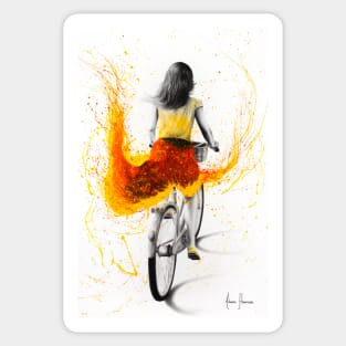 Her Passion and Fire Sticker